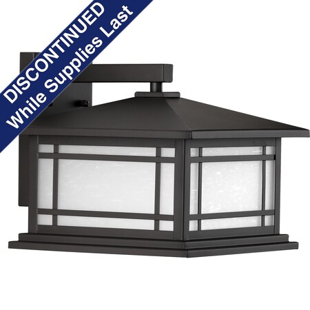 Progress Lighting Oakcliff Collection Antique Bronze One-Light Large Wall Lantern P560152-020